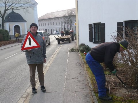 Sauber um die Kirche 2018